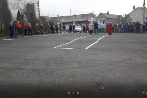 Socially distanced carols on Christmas morning